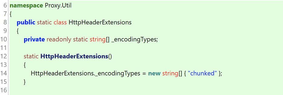 The list of encoding types that were considered invalid by the proxy service. This list included a single entry for the keyword chunked